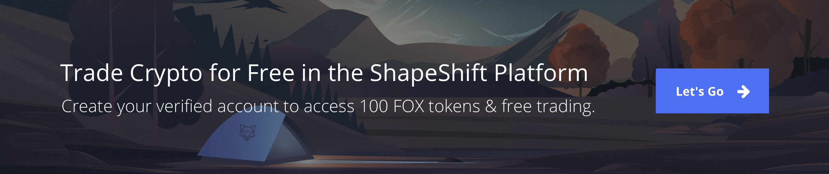 Receive 100 FOX tokens when you create a ShapeShift account. Trade crypto for free in the ShapeShift Platform. ShapeShift.com