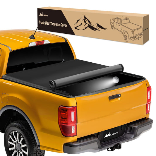 5ft Soft Roll Up Truck Bed Cover for 2009-2023 Ford Ranger Nilight