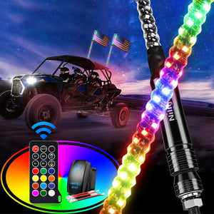 6FT Led Whip Lights