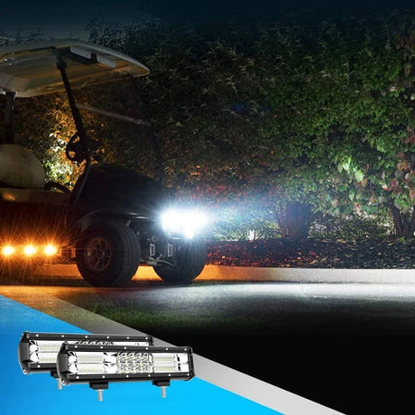 LED Light Bar 12" 180W 18000LM Triple Row Spot/Flood LED Light Bar (Pair)