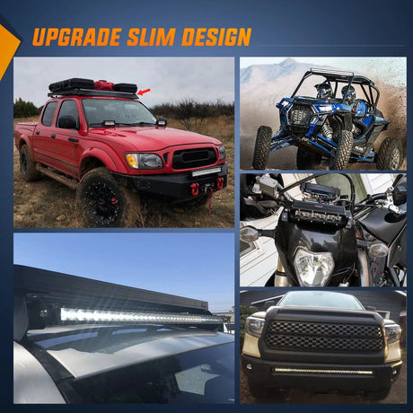 LED Light Bar 41" 200W 19000LM Slim Spot/Flood LED Light Bar