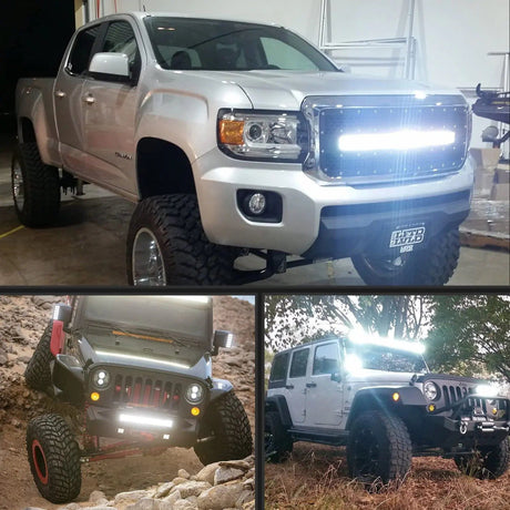 LED Light Bar 32" 378W 37800LM Triple Row Spot/Flood LED Light Bar