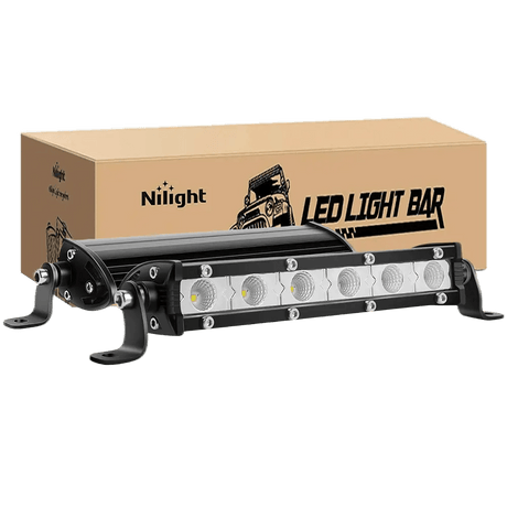 LED Light Bar 7" 18W 1530LM Ultra-Slim Flood LED Light Bar (Pair)