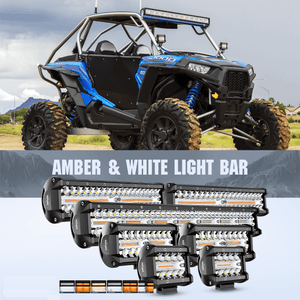 Amber & White Light Bar