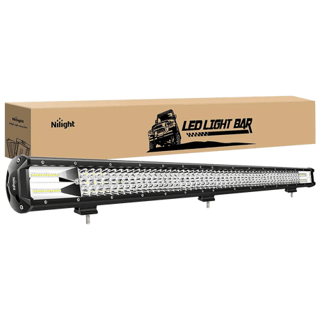 LED Light Bar 37" 468W 46800LM Triple Row Spot/Flood LED Light Bar