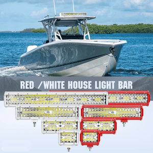 Red / White House Light Bar